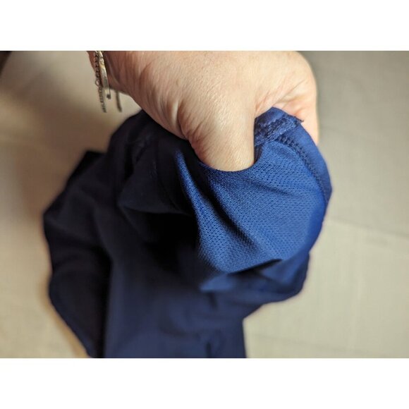 All in Motion Indigo Medium Support Muscle Cropped Sports Bra Women's Size Large - Picture 7 of 8